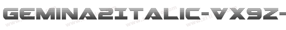 Gemina2Italic-VX9z字体转换