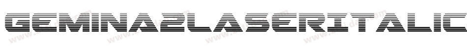 Gemina2LaserItalic-zPB0字体转换