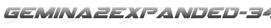 Gemina2Expanded-34JL字体转换 Gemina2Expanded-34JL字体转换