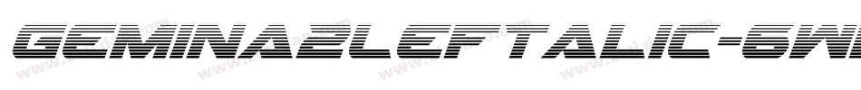 Gemina2Leftalic-6Wlg字体转换