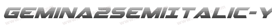 Gemina2SemiItalic-ydRm字体转换 Gemina2SemiItalic-ydRm字体转换