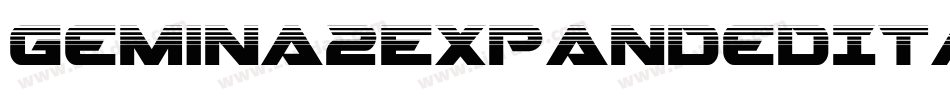 Gemina2ExpandedItalic-xmAK字体转换 Gemina2ExpandedItalic-xmAK字体转换