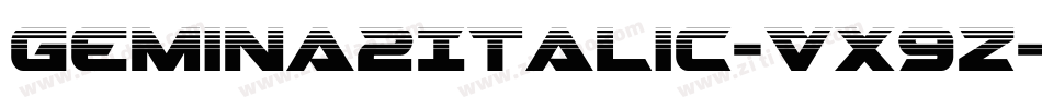 Gemina2Italic-VX9z字体转换