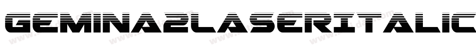 Gemina2LaserItalic-zPB0字体转换