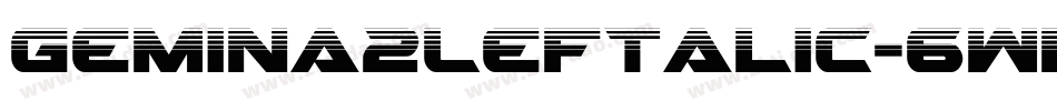 Gemina2Leftalic-6Wlg字体转换