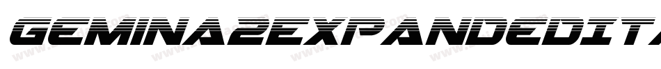 Gemina2ExpandedItalic-xmAK字体转换 Gemina2ExpandedItalic-xmAK字体转换