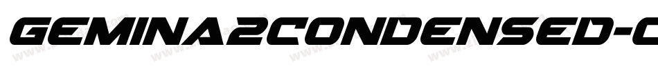 Gemina2Condensed-Ove4字体转换