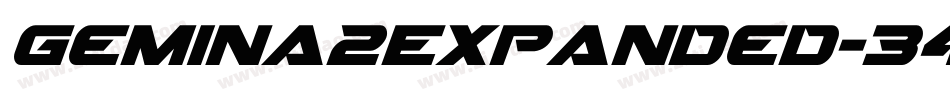 Gemina2Expanded-34JL字体转换 Gemina2Expanded-34JL字体转换