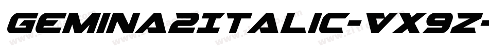 Gemina2Italic-VX9z字体转换