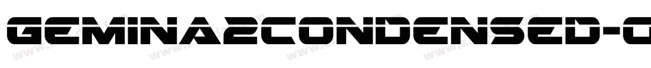 Gemina2Condensed-Ove4字体转换