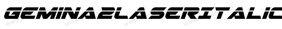Gemina2LaserItalic-zPB0字体转换