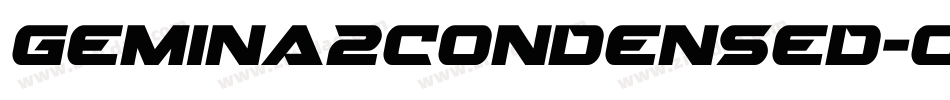 Gemina2Condensed-Ove4字体转换