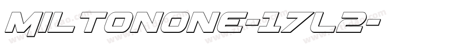Miltonone-17L2字体转换 Miltonone-17L2字体转换