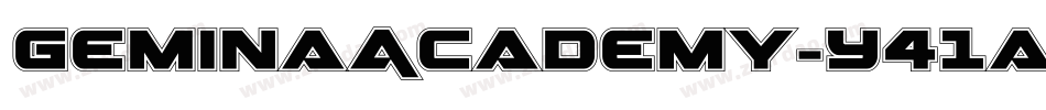 GeminaAcademy-Y41a字体转换