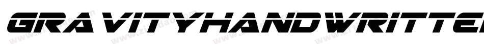 GravityHandwritten-v8WA字体转换