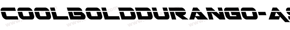 CoolBoldDurango-A9Jx字体转换