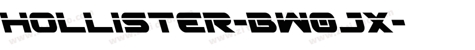 Hollister-BW0Jx字体转换
