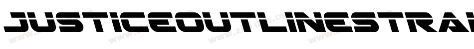 JusticeOutlineStraight-dYJx字体转换 JusticeOutlineStraight-dYJx字体转换