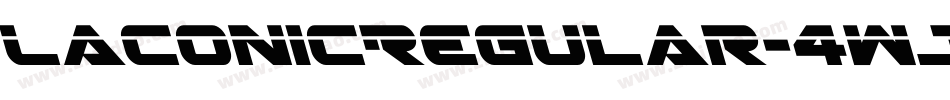 LaconicRegular-4WJx字体转换