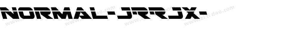 Normal-JRRJx字体转换