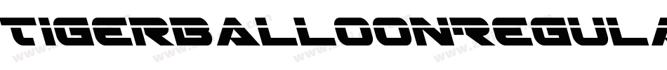 TigerballoonRegular-wPJx字体转换
