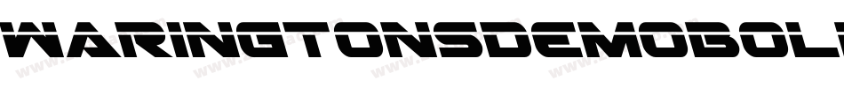 WaringtonsDemoBold-eZ9Jx字体转换