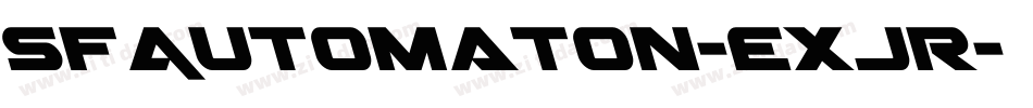 SfAutomaton-EXjr字体转换