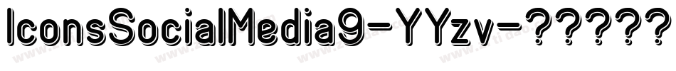 IconsSocialMedia9-YYzv字体转换