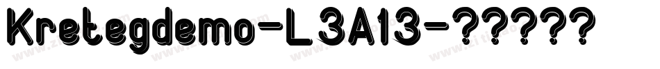 Kretegdemo-L3A13字体转换