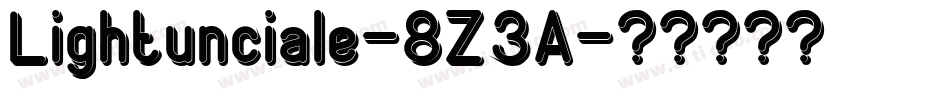 Lightunciale-8Z3A字体转换