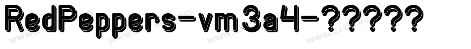 RedPeppers-vm3a4字体转换 RedPeppers-vm3a4字体转换