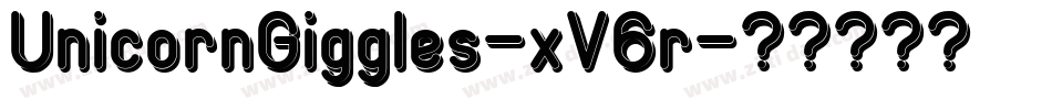 UnicornGiggles-xV6r字体转换