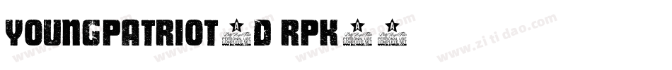 YoungPatriot3D-RpK36字体转换