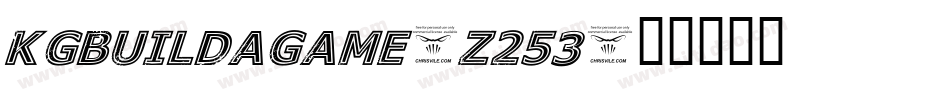 KgBuildAGame-Z253字体转换
