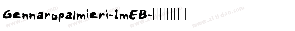 Gennaropalmieri-1mEB字体转换