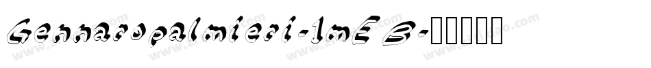 Gennaropalmieri-1mEB字体转换
