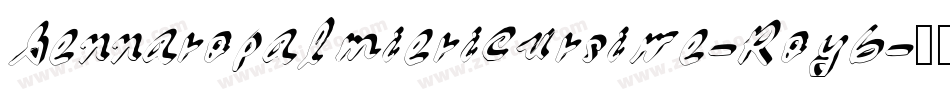 Gennaropalmiericursive-Roy6字体转换