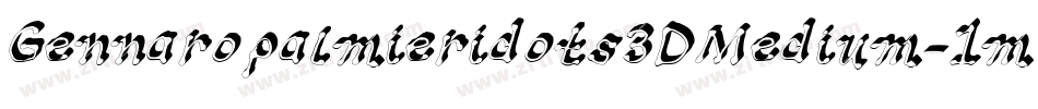 Gennaropalmieridots3DMedium-1mVM字体转换