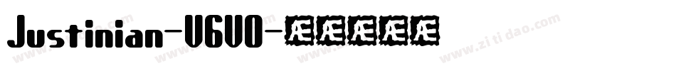 Justinian-V6V0字体转换