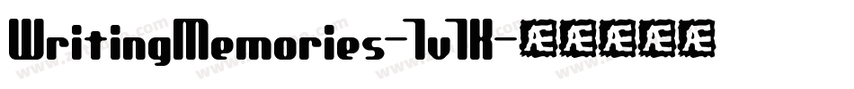 WritingMemories-7v7K字体转换