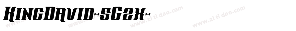 KingDavid-5G2x字体转换