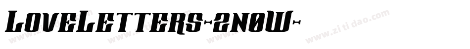 LoveLetters-2n0W字体转换