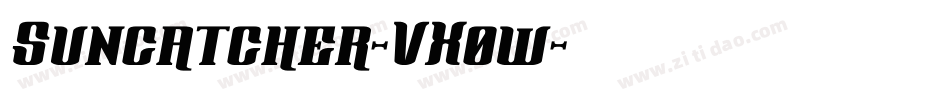 Suncatcher-VX0w字体转换