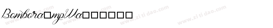 Bombora-mpWa字体转换