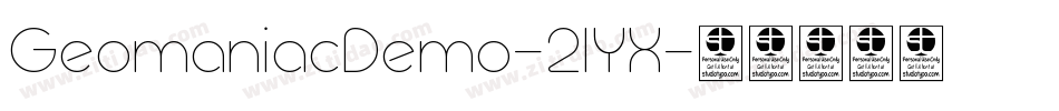 GeomaniacDemo-2lYX字体转换