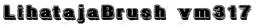 LihatajaBrush-vm317字体转换