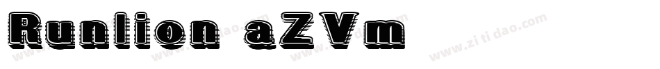 Runlion-aZVm字体转换