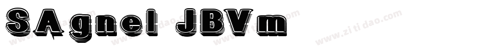 SAgnel-JBVm字体转换