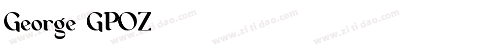George-1GPOZ字体转换