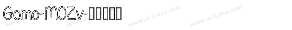 Gomo-MOZv字体转换